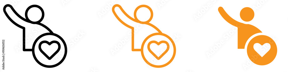 Compassionate Volunteer Icon for Charity and Community Service Graphics Ideal for Representing Volunteer Work and Community Engagement Compassionate Volunteer Icon for Charity and Community Service Graphics Ideal for Representing Volunteer Work and Community Engagement
