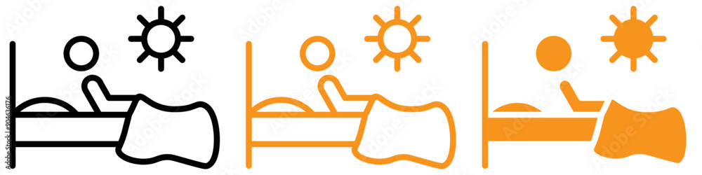 Energetic Wake Up in the Morning Icon for Daily Routines and Health Graphics Perfect for Representing Morning Routines and Wake-Up Activities Energetic Wake Up in the Morning Icon for Daily Routines and Health Graphics Perfect for Representing Morning Routines and Wake-Up Activities