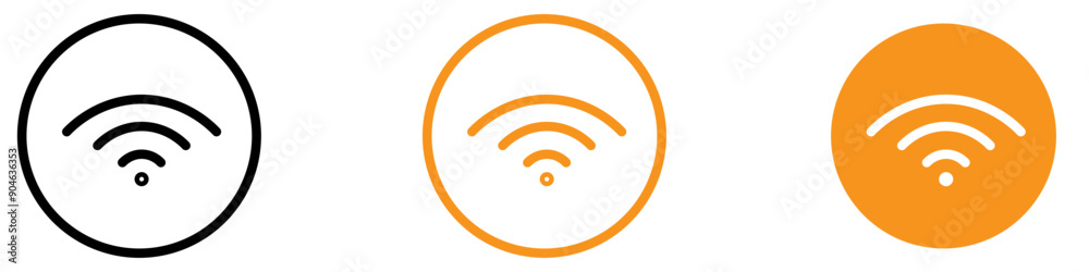 Connectivity Signal Icon for Communication and Technology Graphics Essential for Representing Signal Strength and Connectivity