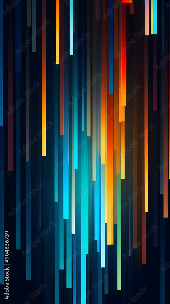 Digital colorful bright lines abstract graphic poster background Digital colorful bright lines abstract graphic poster background
