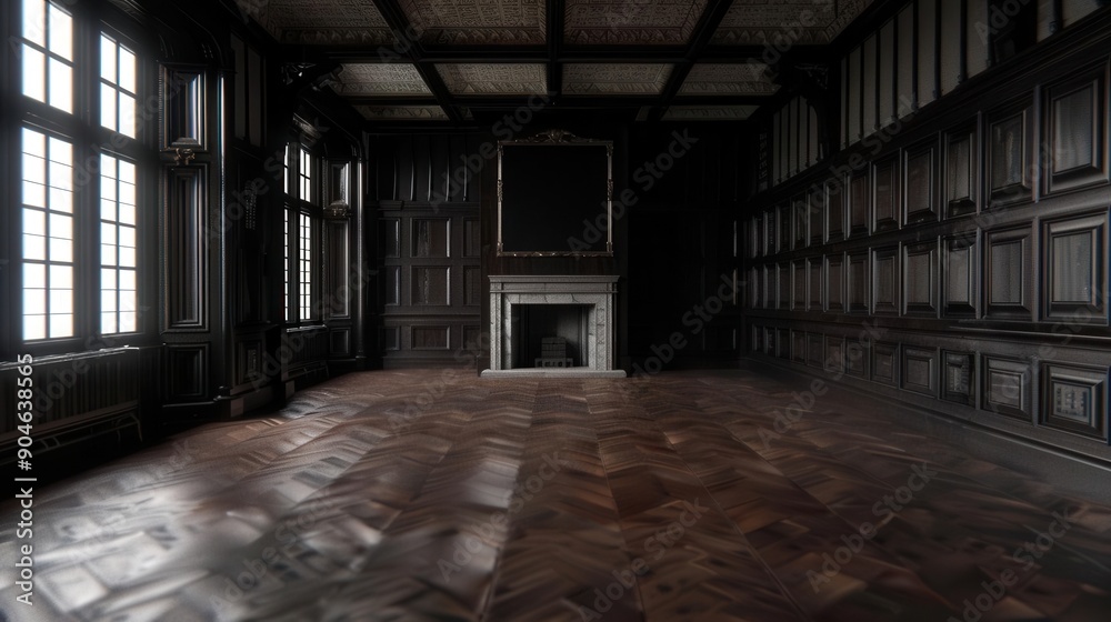Abandoned Old Mansion Interior
