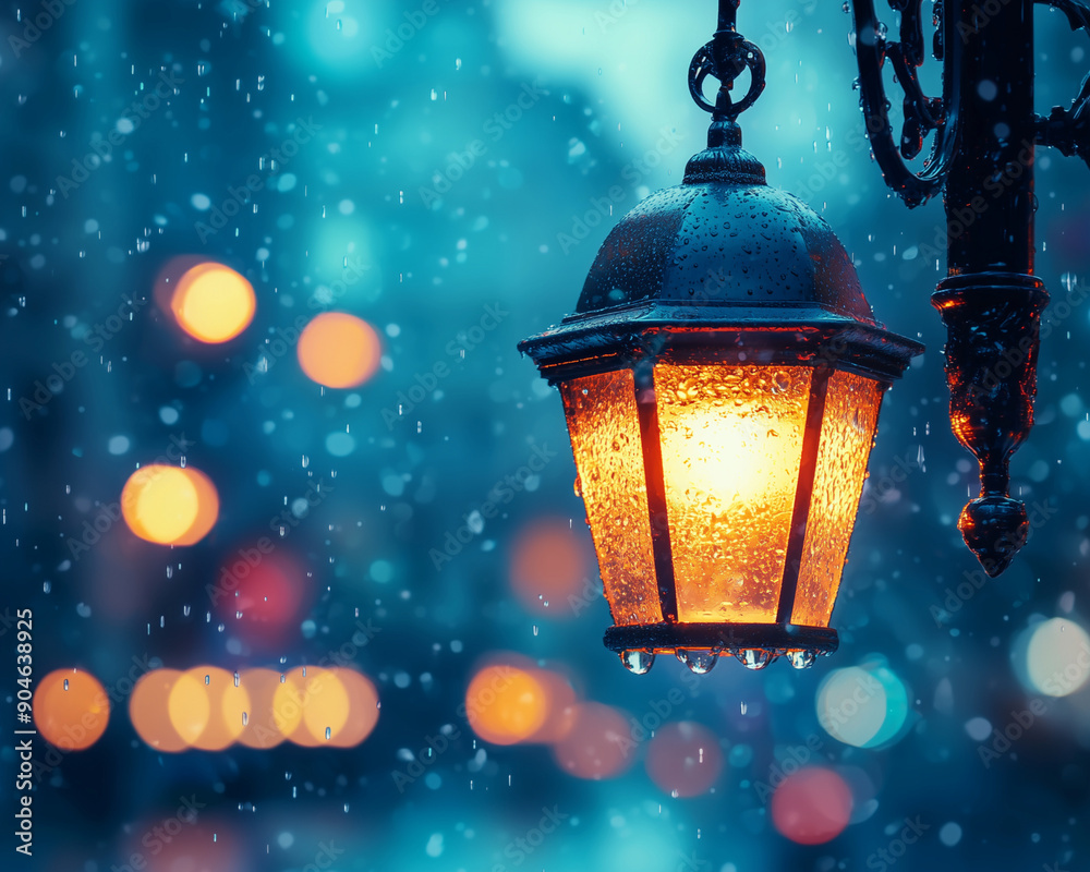Street Lamps Bokeh - lantern, light, snow, winter, night, bokeh, streetlight, lamp, outdoors, glowing, cold, snowfall, festive, blurred background Street Lamps Bokeh - lantern, light, snow, winter, night, bokeh, streetlight, lamp, outdoors, glowing, cold, snowfall, festive, blurred background