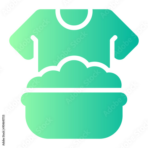 rinse gradient icon