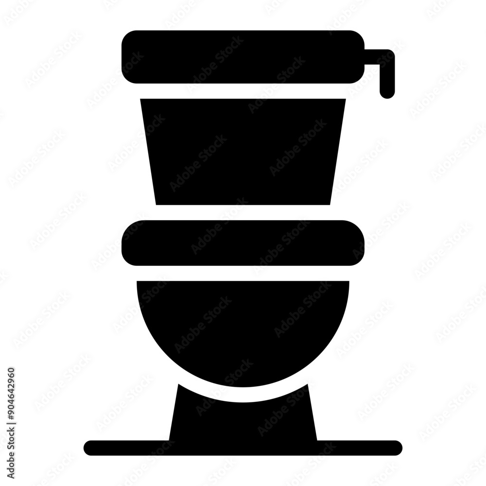 toilet glyph icon toilet glyph icon