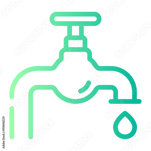 faucet gradient icon