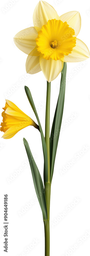 Yellow daffodils bloom Yellow daffodils bloom