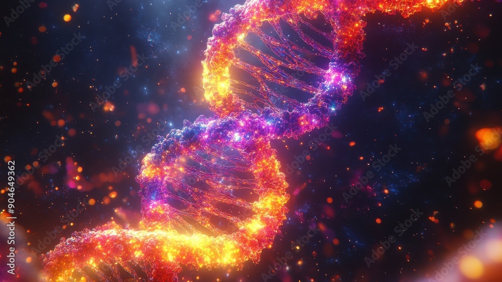 Cosmic DNA Double Helix, Fusion of Genetics and Universe Cosmic DNA Double Helix, Fusion of Genetics and Universe