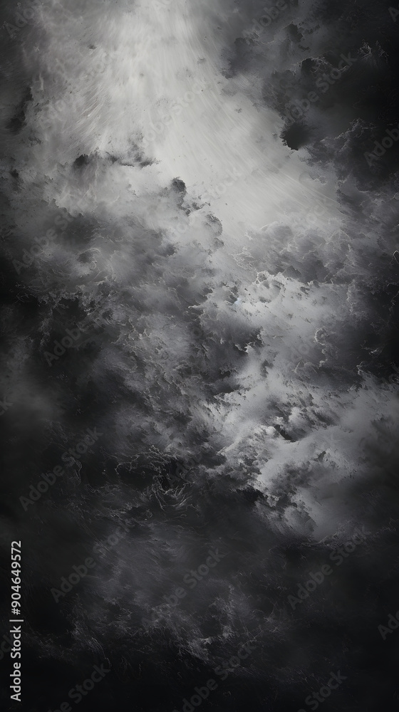 Digital black and white moon splash ink abstract graphic poster background Digital black and white moon splash ink abstract graphic poster background