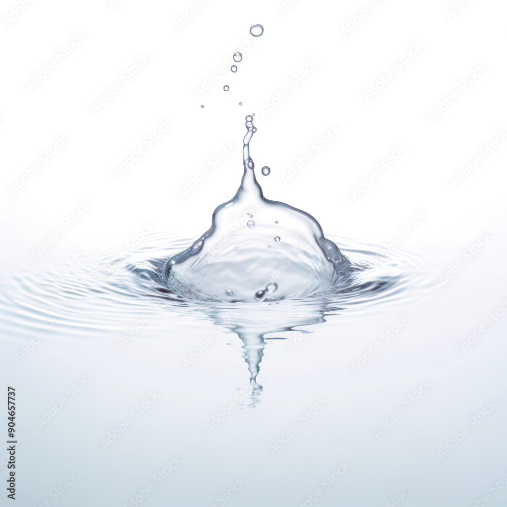 Blue water drop splash Blue water drop splash