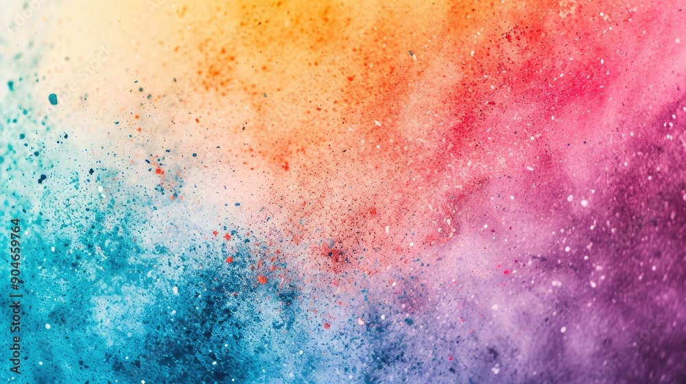 Abstract background with colorful powder explosion. Abstract background with colorful powder explosion.