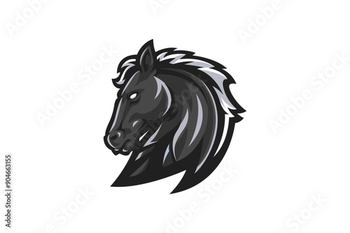 horse head vector