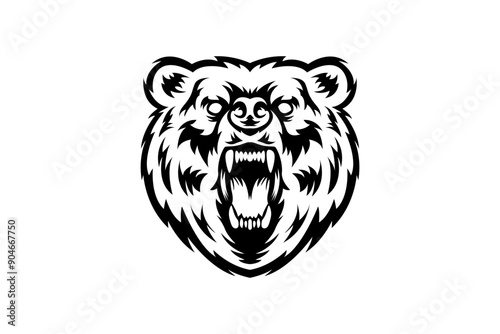 bear head vector