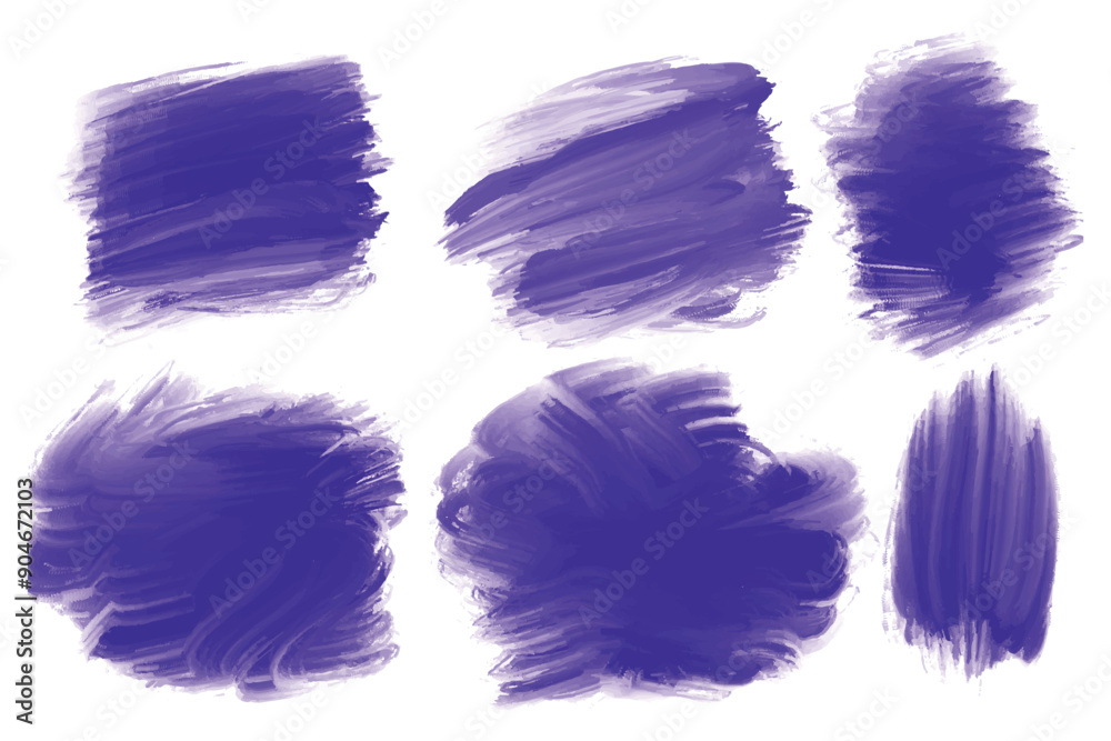 Modern watercolor brush stroke set design Modern watercolor brush stroke set design
