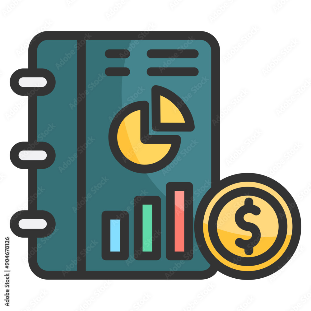Annual Report Icon Element For Design Annual Report Icon Element For Design