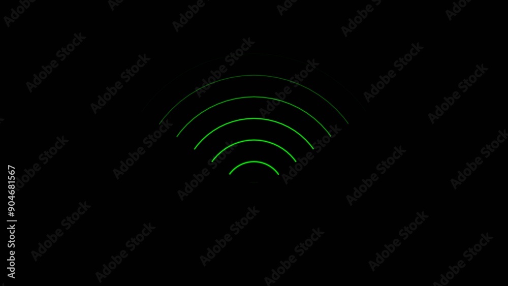 Technology Radio waves signal icon concept background. Sound frequency symbol background illustration Technology Radio waves signal icon concept background. Sound frequency symbol background illustration