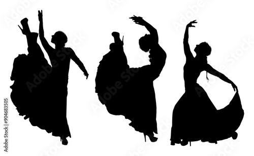 baile, danza, silueta, bailarina, danza ritmica, silueta, deporte, ballet, vector, ballet, movimiento
