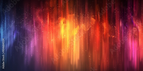 A Colorful and Vibrant Abstract Light Streaks Background Suitable for Various Media Uses