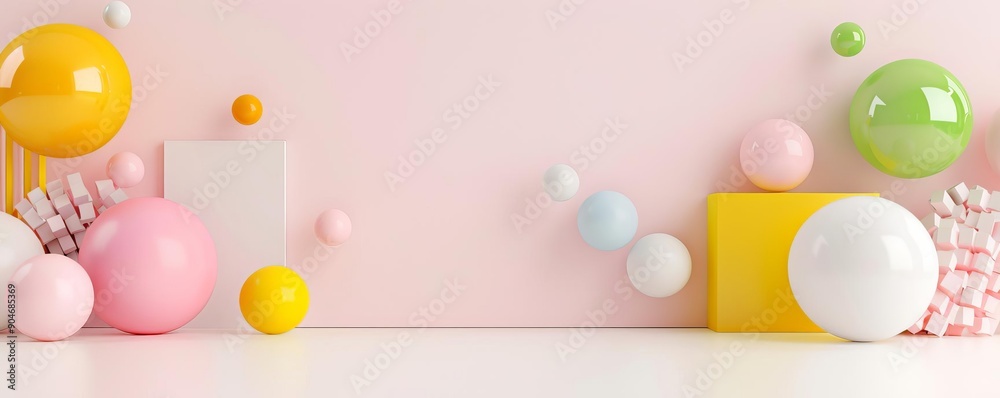 Blending shapes with soft edges and bright hues, abstract-3d-background, harmonious and fluid Blending shapes with soft edges and bright hues, abstract-3d-background, harmonious and fluid