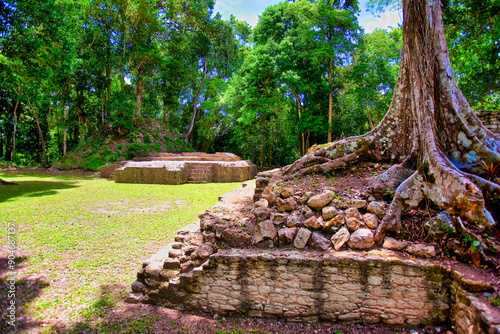 Myan Ruins of Craracol, Belize photo