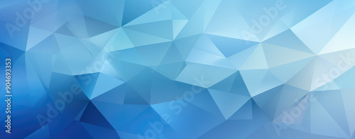 Blue Geometric Polygonal Background Design