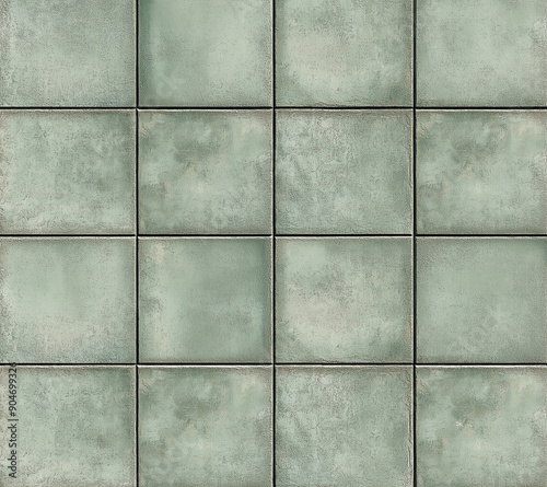 Design a seamless texture of light green tile