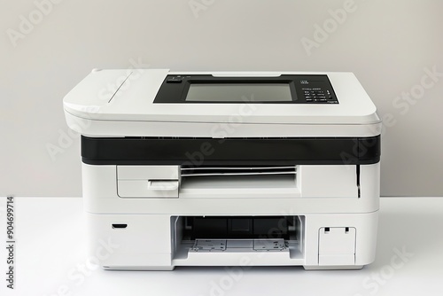 Printer on a white background