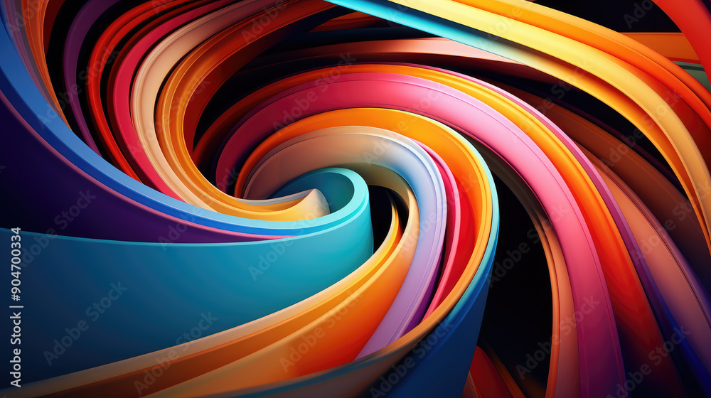 Mesmerizing Swirls of Vibrant Abstract Colors Mesmerizing Swirls of Vibrant Abstract Colors