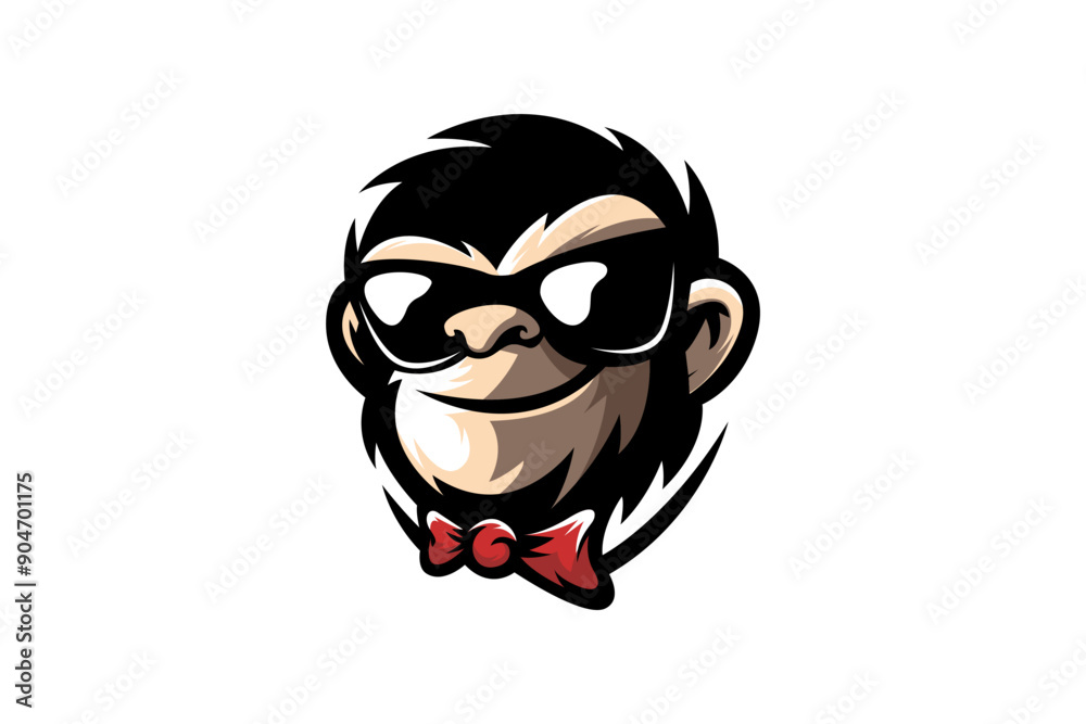 monkey cartoon style monkey cartoon style