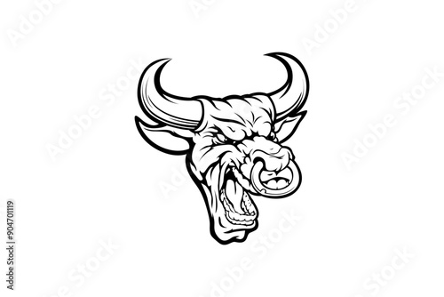 bull with horns