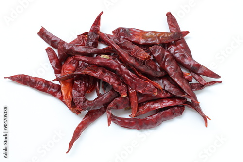 dried red chili peppers