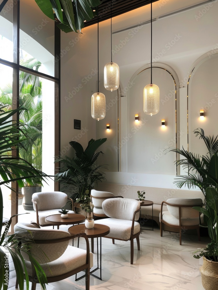 This cozy nook offers a delightful escape with its tropical smoothies and elegant desserts, perfect for a relaxing treat. 