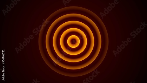 Technology Radio waves background animation .