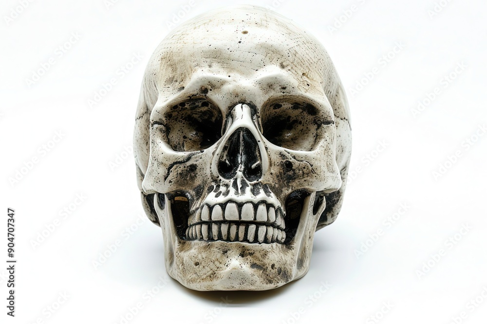 Skull isolated on a white background Skull isolated on a white background