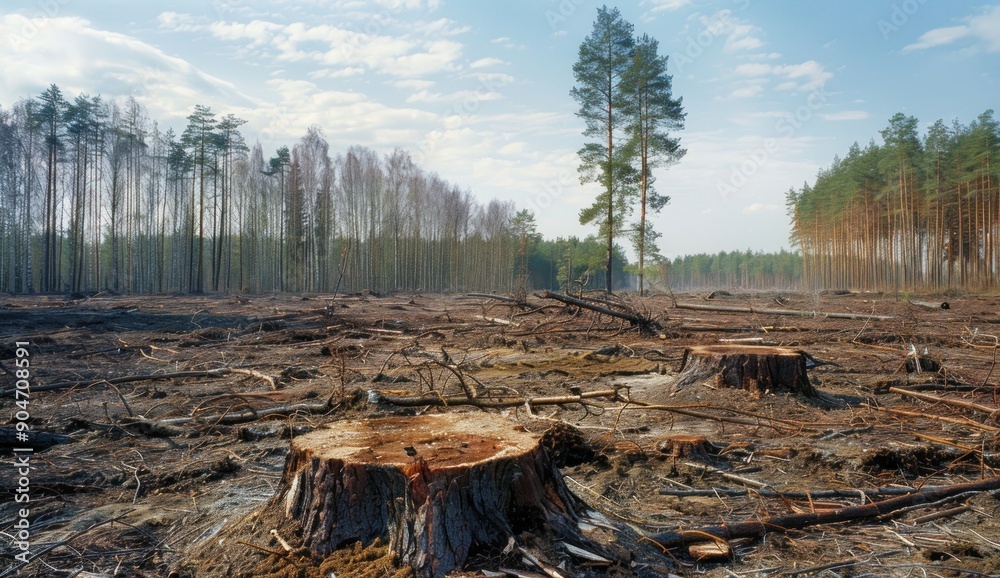 Deforestation: A Landscape of Lost Trees Deforestation: A Landscape of Lost Trees