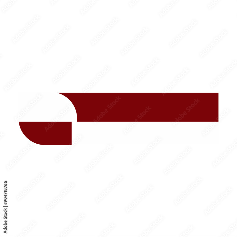 Broadcast News Lower Third Banner Template. Modern Headline Bar Layout Design Vector