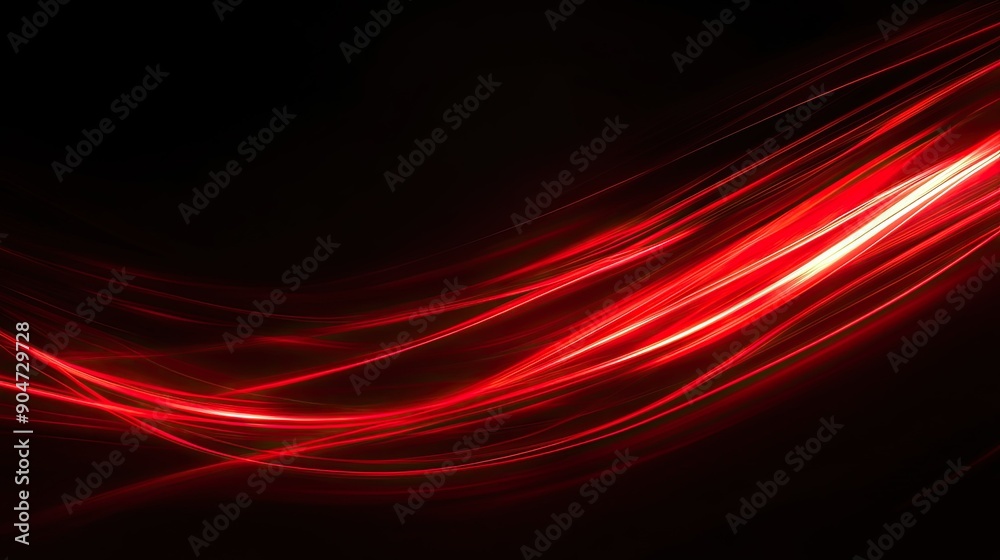 Bold abstract red light against a black background, featuring ample copy space for your text or message. Eye-catching and vibrant. Bold abstract red light against a black background, featuring ample copy space for your text or message. Eye-catching and vibrant.