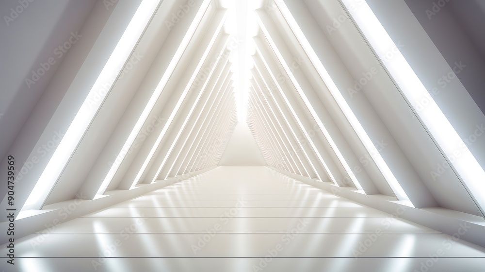 Modern White Architecture Abstract Perspective Modern White Architecture Abstract Perspective