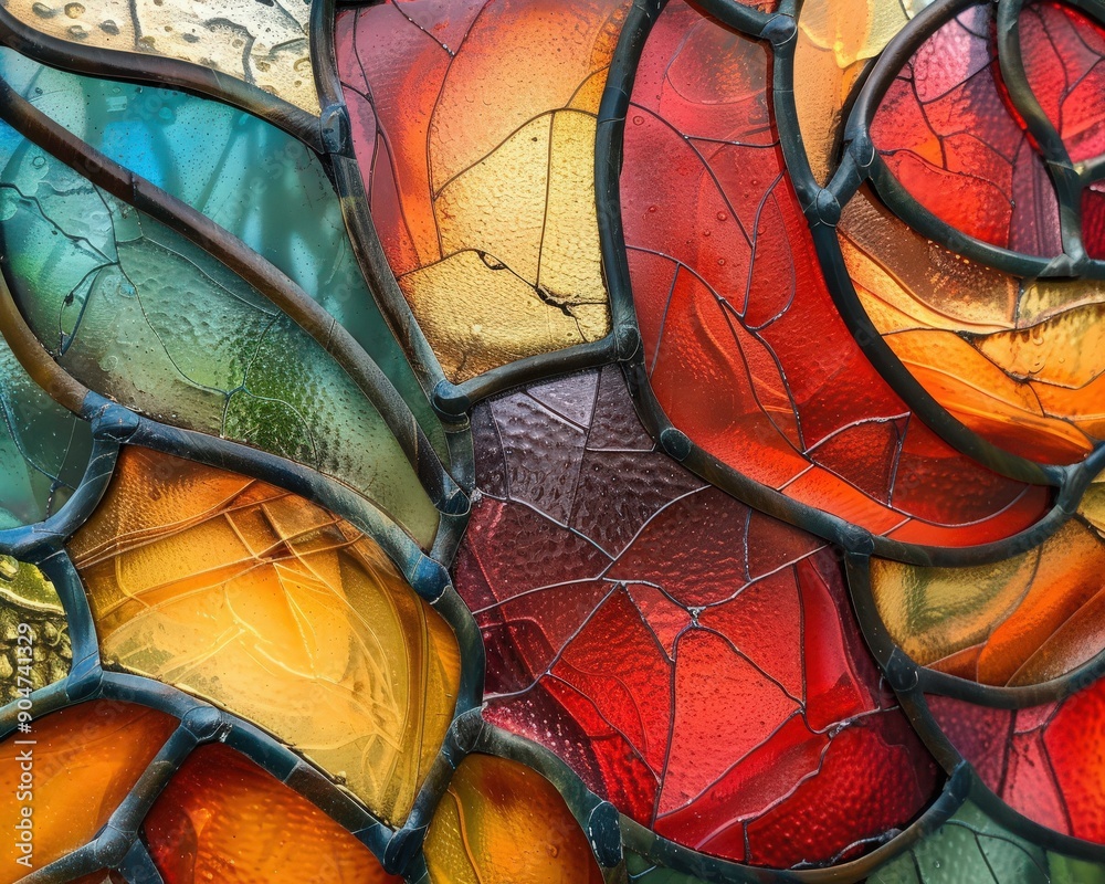 Vibrant stained glass artwork featuring intricate patterns and rich colors, enhancing any artistic or architectural theme. Vibrant stained glass artwork featuring intricate patterns and rich colors, enhancing any artistic or architectural theme.