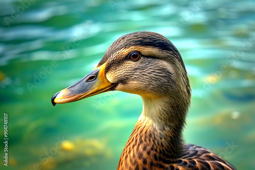 portrait of f duck