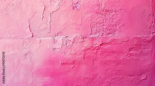 A textured pink wall with cracks and a gradient, perfect for backgrounds and adding a touch of vintage charm. 