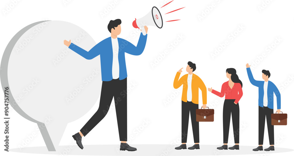 isometric vector image on a blue background, a man in business clothes with a loudspeaker and people who came to the call, attracting buyers and subscribers
isometric vector image on a blue background, a man in business clothes with a loudspeaker and people who came to the call, attracting buyers and subscribers