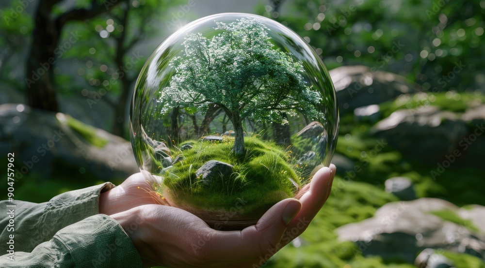 Holding Nature in Our Hands: A Symbol of Protection Holding Nature in Our Hands: A Symbol of Protection