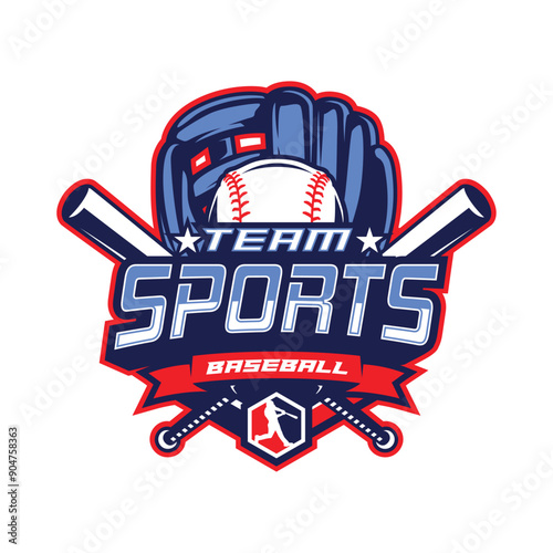 Baseball Logo Design. Sports Baseball Logo Design Vector