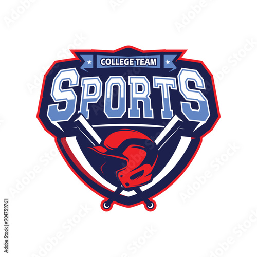 Baseball Logo Design. Sports Baseball Logo Design Vector