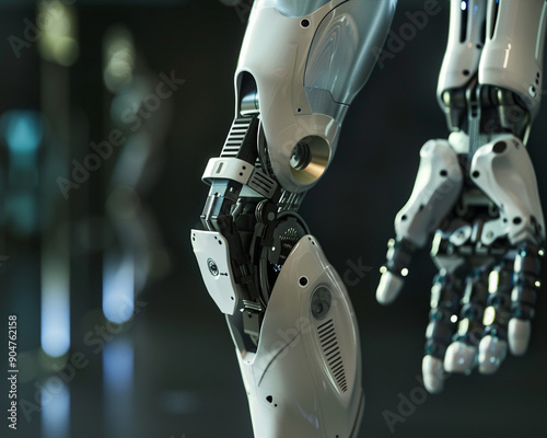 A individuals controlling robotic limbs or  using brain-computer interfaces, restoring mobility and independence