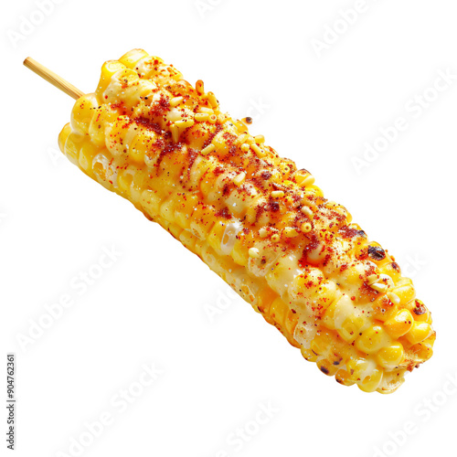 Elote grilled corn png photo