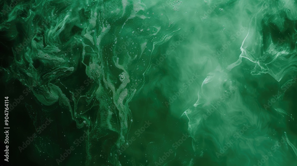 Enchanting Green Marble Ink Patterns Abstract Enchanting Green Marble Ink Patterns Abstract