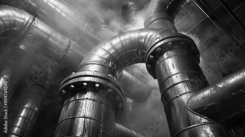 Black and White Pipes