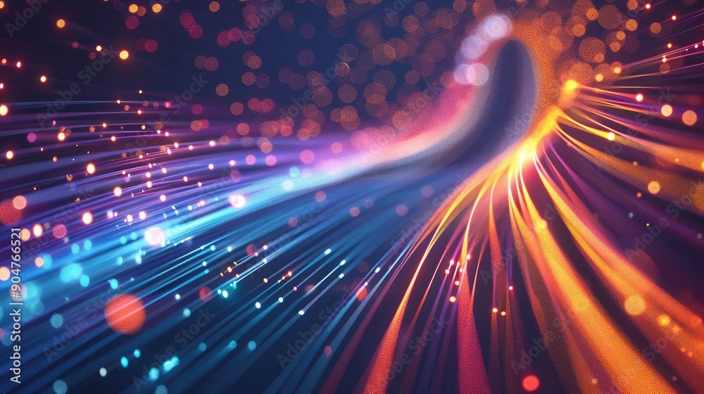 Vivid Abstract Light Trails Vivid Abstract Light Trails