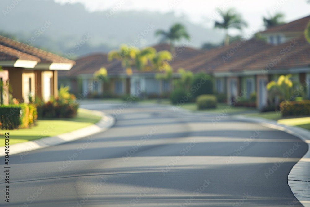 Documentary style photograph of a diversified investment portfolio with a strong emphasis on real estate assets, showcasing properties of different types and values